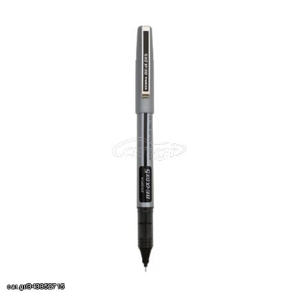 Zebra DX5 Zebroller SILVER RollerPen 0,5mm Black (ZB-16071Z) (ZEBZB-16071Z)