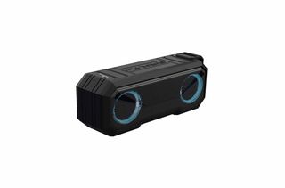 POWERTECH portable speaker & power bank PT-988 16W RMS, FM, RGB, IPX7, black PT-988