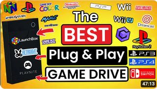 SONY PS4/PS3/PS2/Wii/WiiU/Switch/Gamecube!Plug & Play Emulator με 3700 GAMES!