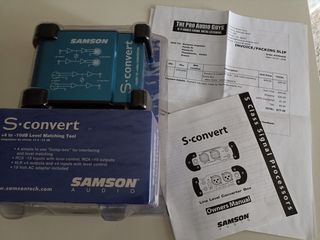 S-Convert ,SAMSON-AUDIO, -10dBV to 4dBu convertor