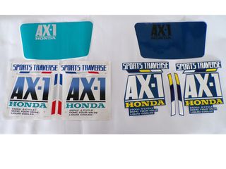 Honda AX-1 250  1987/2015 Καινούριο  Σετ Αυτοκόλλητα Fairing  Εμβλήματα