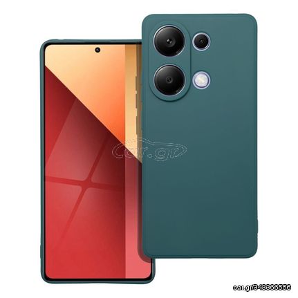 Θήκη ΜΑΤ για XIAOMI Redmi NOTE 13 PRO 4G σκούρο πράσινο