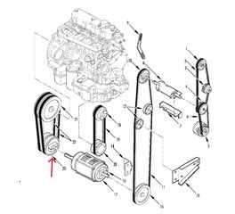 ΤΡΟΧΑΛΙΑ ΗΛΕΚΤΡΟΜΟΤΕΡ THERMO KING SL 100, 200, 300, 400 & SMX ORIGINAL