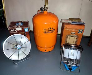 Φιάλη 5kg eurocamping / Λάμπα / Θερμάστρα Υγραερίου camping gaz