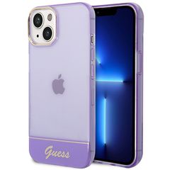 Guess GUHCP14MHGCOU iPhone 14 Plus 6.7 "violet / purple hardcase Translucent