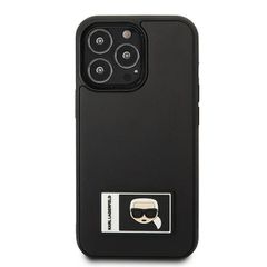 Karl Lagerfeld Ikonik Patch Case for iPhone 13 Pro / iPhone 13 - Black-thumb-2