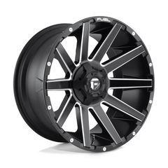 Fuel 1PC D616 Contra Matt Black Milled 22x12 4X4