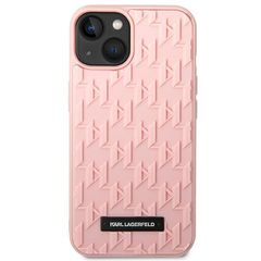 Karl Lagerfeld 3D Monogram Case for iPhone 14 Plus - Pink-thumb-2