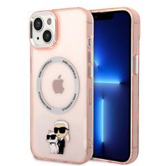 Karl Lagerfeld KLHMP14MHNKCIP iPhone 14 Plus 6.7" hardcase pink/pink Iconic Karl Magsafe