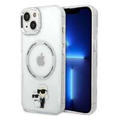 Karl Lagerfeld KLHMP14MHNKCIT iPhone 14 Plus 6.7" hardcase transparent Iconic Karl Magsafe