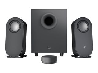 Logitech - Z407 Computer Speakers with Subwoofer and Bluetooth Connection - Graphite / Computers-thumb-2