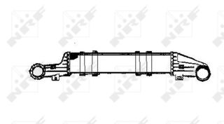 Ψυγείο αέρα υπερπλήρωσης MERCEDES E T-MODEL (S210), E (W210) 3.2D 07.99-03.03