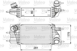 Ψυγείο αέρα υπερπλήρωσης  NISSAN JUKE, NV200, NV200 / EVALIA, PULSAR 1.5D 02.10-