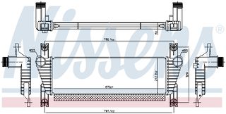Ψυγείο αέρα υπερπλήρωσης FORD RANGER 3.2D 04.11-