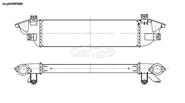 Ψυγείο αέρα υπερπλήρωσης  FIAT FULLBACK; MITSUBISHI L200 / TRITON, PAJERO SPORT III 2.2D/2.4D 11.14-
