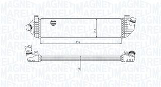 Ψυγείο αέρα υπερπλήρωσης VOLVO C30, C70 II, S40 II, V50 1.6D/2.0D/2.5 12.03-12.12