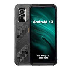 AGM H6 LITE Μαύρο Smart αδιάβροχο κινητό τηλέφωνο 8πύρηνο, 6.56″ ανθεκτικό σε πτώση IP68/IP69K (8GB/128GB), Dual Sim και Camera με Bluetooth, USB, SD, FM, NFC, 4G, Android 13.( 3 άτοκες δόσεις.)