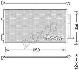 Ψυγείο A/C (Εξωτερικό) FIAT 500 SUV/ ΕΚΤΟΣ ΔΡΟΜΟΥ/ 5dr 2015 - ( X ) 1.3 D Multijet  ( 55266963  ) (95 hp ) Πετρέλαιο #297106400