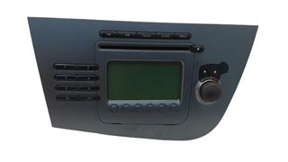 Ράδιο CD SEAT LEON Hatchback / 5dr 2005 - 2009 ( 1P ) 1.2 TSI  ( CBZB  ) (105 hp ) Βενζίνη #1P1035186B