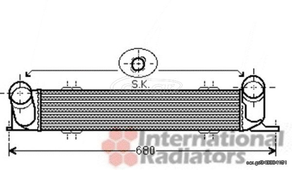 Ψυγείο Intercooler BMW X1 SUV/ ΕΚΤΟΣ ΔΡΟΜΟΥ / 5dr 2012 - 2015 ( E84 F/L ) sDrive 16 d  ( N47 D20 C  ) (116 hp ) Πετρέλαιο #150106200