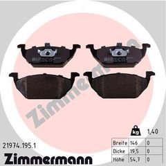 ZIMMERMANN ΔΙΣΚΟΦΡΕΝΑ VAG ZIMMERMANN 21974.195.1