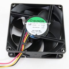 ΑΝΕΜΙΣΤΗΡΑΣ 24V DC 80x80x25mm 3-C 3.72W 0.16A 102m3/h 45dBA ΡΟΥΛΕΜΑΝ SUNON