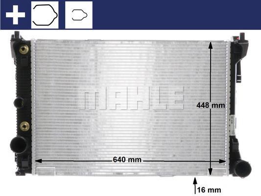 MAHLE-BEHR ΨΥΓΕΙΟ ΜΗΧΑΝΗΣ MAHLE CR 988 000S