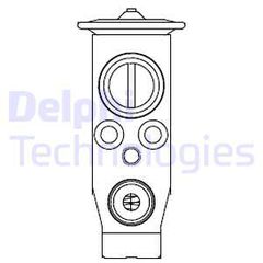 DELPHI ΒΑΛΒΙΔΑ ΕΚΤΟΝΩΣΗΣ A/C VAG DELPHI CB1003V