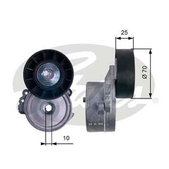 GATES ΤΕΝΤΩΤΗΡΑΣ ΙΜΑΝΤΑ POLY-V GATES T38477