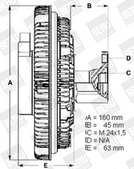 BERU ΨΥΚΤΡΑ ΒΕΝΤΙΛΑΤΕΡ BorgWarner (BERU) LK008