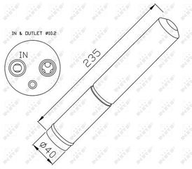 NRF ΞΗΡΑΝΤΗΡΑΣ A/C NISSAN NRF 33225