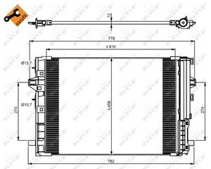 NRF ΨΥΓΕΙΑ A/C MERCEDES NRF 350081