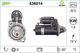 VALEO ΜΙΖΑ AUDI VALEO 436014