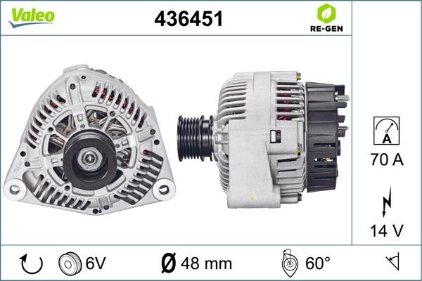 VALEO ΔΥΝΑΜΟ VALEO 436451