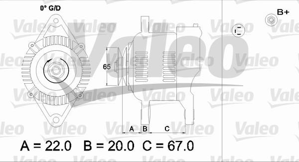 VALEO ΔΥΝΑΜΟ VALEO 437163