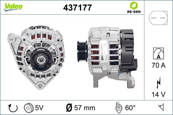 VALEO ΔΥΝΑΜΟ VAG VALEO 437177