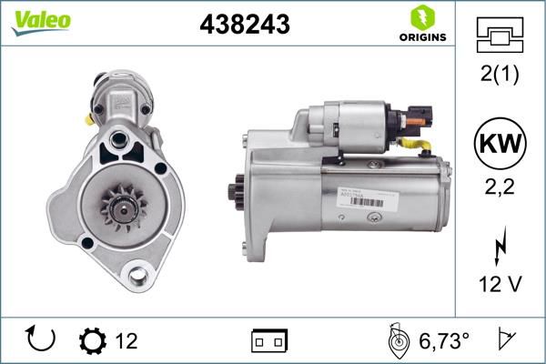 VALEO ΜΙΖΑ VALEO 438243