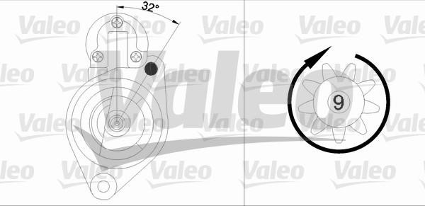 VALEO ΜΙΖΑ VALEO 458184