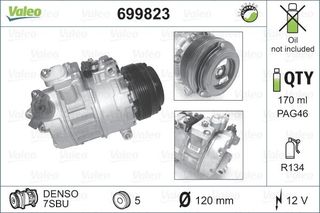 VALEO ΚΟΜΠΡΕΣΕΡ A/C VALEO 699823