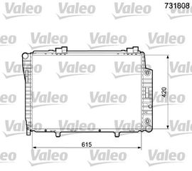 VALEO ΨΥΓΕΙΟ ΜΗΧΑΝΗΣ VALEO 731808