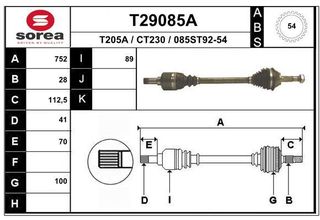EAI ΗΜΙΑΞΟΝΙΟ EAI T29085A
