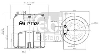 FEBI ΦΟΥΣΚΑ ΠΝΕΥΜΑΤΙΚΗΣ ΑΝΑΡΤΗΣΗΣ FEBI BILSTEIN 177935