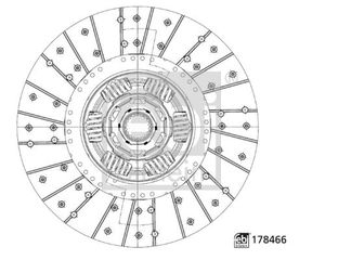 FEBI ΔΙΣΚΟΣ ΣΥΜΠΛΕΚΤΗ FEBI BILSTEIN 178466