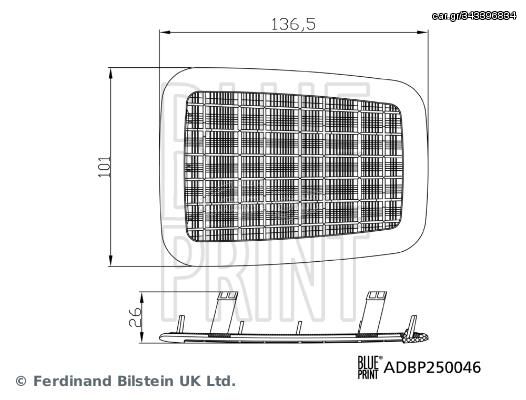 BLUEPRINT ΦΙΛΤΡΑ ΚΑΜΠΙΝΑΣ BLUE PRINT ADBP250046