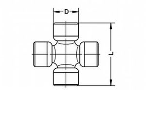 GKN/SPIDAN ΣΤΑΥΡΟΣ ΚΕΝΤΡΙΚΟΥ ΑΞΟΝΑ LOBRO U 030