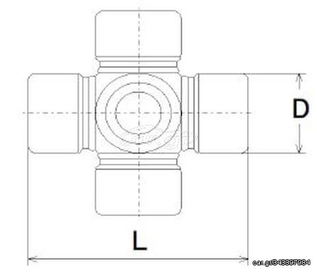 GKN/SPIDAN ΣΤΑΥΡΟΣ ΚΕΝΤΡΙΚΟΥ ΑΞΟΝΑ LOBRO U 125