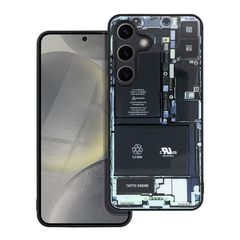 Θήκη  Tech Silicone Case Samsung Galaxy S24 Ultra 5G S928 Design 1 Black