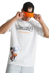 Alcott Oversize T-shirt Dragon Ball White Ανδρικό - TS0146UOAY14