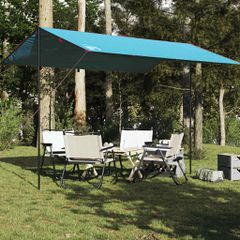 vidaXL Μουσαμάς Κάμπινγκ Αδιάβροχος Μπλε 400x294 εκ.