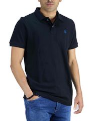 Explorer Ανδρική Βαμβακερή Μπλούζα Polo  Μαύρο Regular Fit (2421102000) (100% Βαμβάκι)